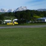 Atterrissage d'un Autogire sur l'aérodrome de Gap-Tallard