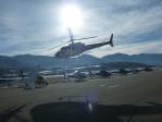 Hélicoptère durant le Rallye Monté-Carlo