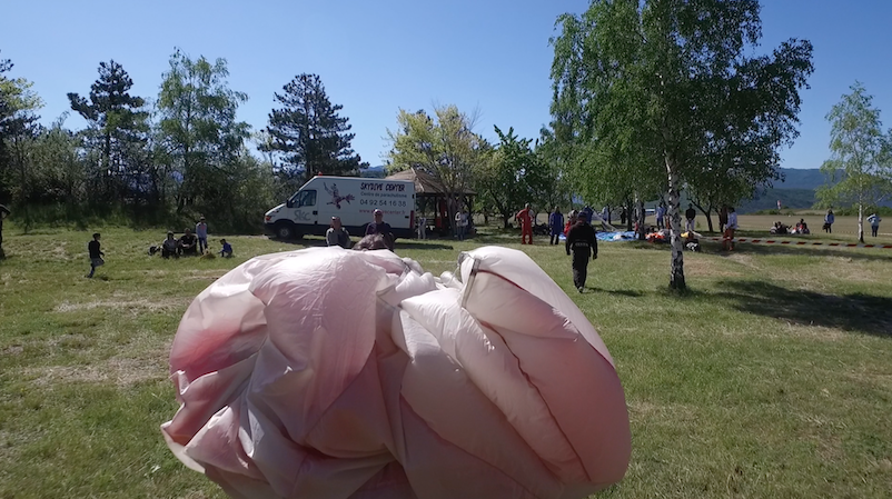 Parachutisme sur l'aérodrome d'Aspres sur Buëch