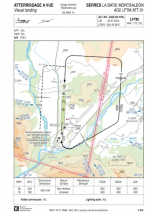 Carte VAC aérodrome de la Batie (LFTM)