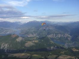 Parapente au Mt Colombis (cliquer pour agrandir)