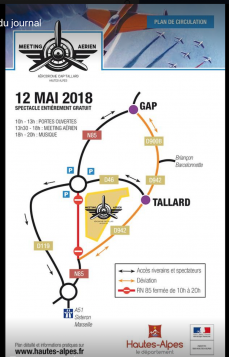 Plan de circulation du meeting