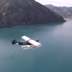 ULM multiaxes au dessus du lac de Serres-Ponçon (cliquer pour agrandir)